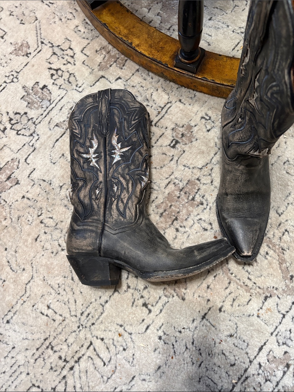 Dan Post  Western Cowboy Boot  Leather - Picture 3 of 9